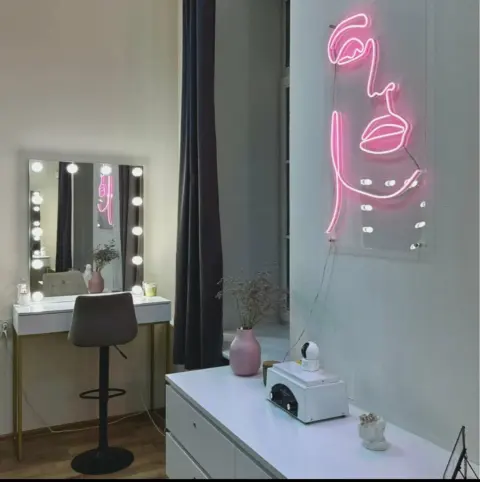 Pink. room